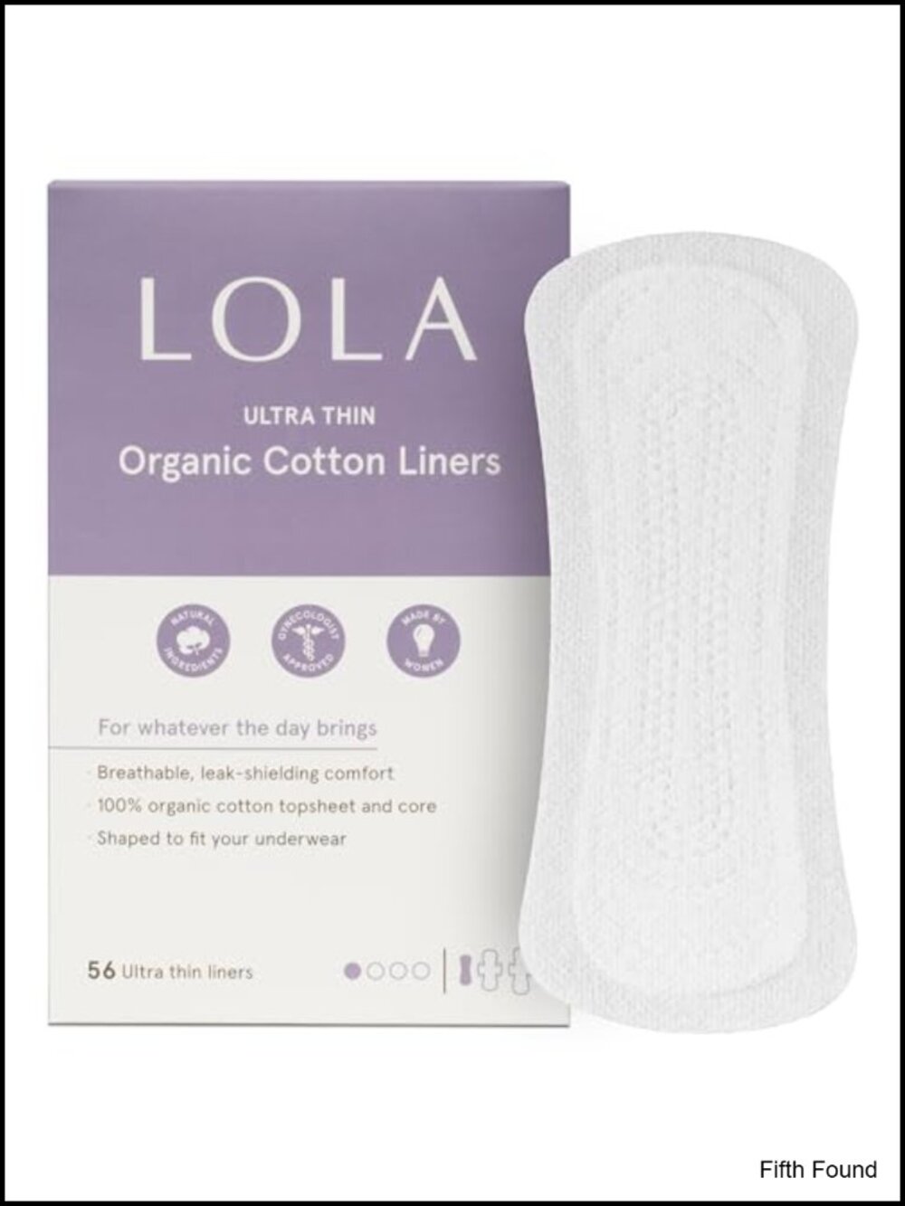 Ultra-Thin Cotton Panty Liners 56ct